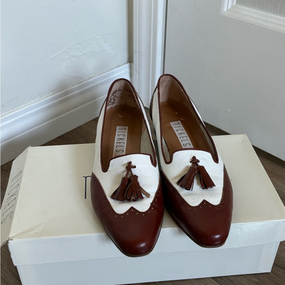 Size 7 Vintage Nickels Prince Loafers